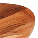 Blat do stołu, 80x40x3,8 cm, owalny, lite drewno akacjowe Lumarko!