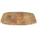 Blat stołu, 120x50x3,8 cm, owalny, lite drewno mango Lumarko!