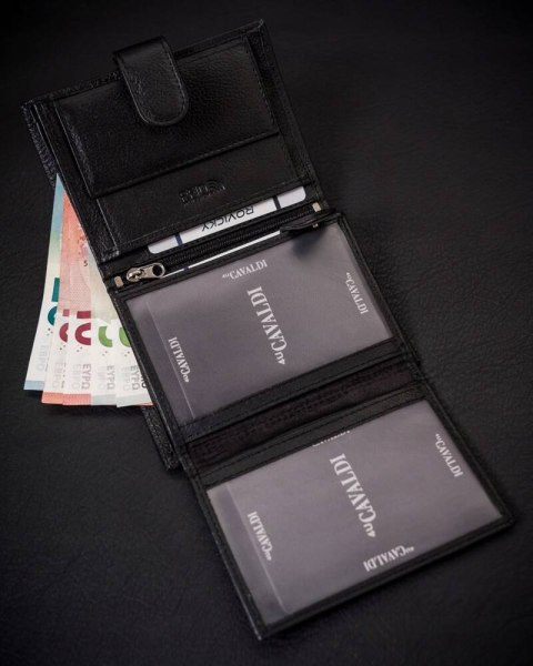 Duży, skórzany portfel męski na zatrzask Lumarko!