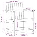 Krzesło ogrodowe, 62x55x77 cm, lite drewno sosnowe Lumarko!