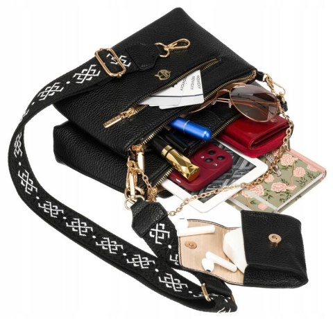 Dwuczęściowa listonoszka damska z portmonetką Lumarko!