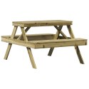 Stół piknikowy, 105x134x75 cm, impregnowane drewno sosnowe Lumarko!