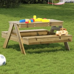 Stół piknikowy dla dzieci, 88x97x52 cm, impregnowana sosna Lumarko!