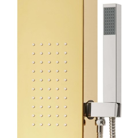 Panel prysznicowy, stal nierdzewna 201, kolor złota Lumarko!