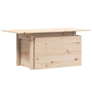 Stolik ogrodowy, 100x50x75 cm, lite drewno sosnowe Lumarko!