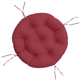 Okrągła poduszka, winna czerwień, Ø 60 x 11 cm, tkanina Oxford Lumarko!