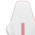 Fotel gamingowy, biało-różowy, sztuczna skóra Lumarko!