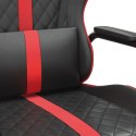 Fotel gamingowy, czarno-czerwony, sztuczna skóra Lumarko!