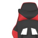 Fotel gamingowy, czarno-czerwony, sztuczna skóra Lumarko!