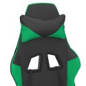 Fotel gamingowy, czarno-zielony, sztuczna skóra Lumarko!
