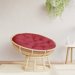Okrągła poduszka, winna czerwień, Ø 100 x 11 cm, tkanina Oxford Lumarko!