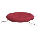 Okrągła poduszka, winna czerwień, Ø 100 x 11 cm, tkanina Oxford Lumarko!