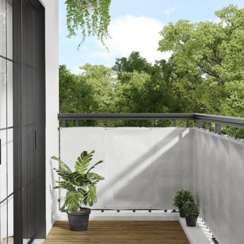 Parawan balkonowy, jasnoszary, 90x600 cm, 100% poliester Oxford Lumarko!