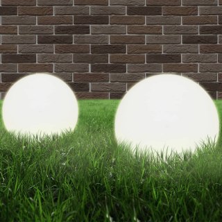 Lampy ogrodowe LED, 4 szt., kuliste, 30 cm, PMMA Lumarko!