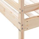 Łóżko piętrowe, 80x200/140x200 cm, lite drewno sosnowe Lumarko!