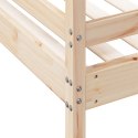 Łóżko piętrowe, 90x200/140x200 cm, lite drewno sosnowe Lumarko!