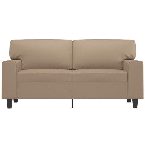 2-osobowa sofa, kolor cappuccino, 120 cm, sztuczna skóra Lumarko!