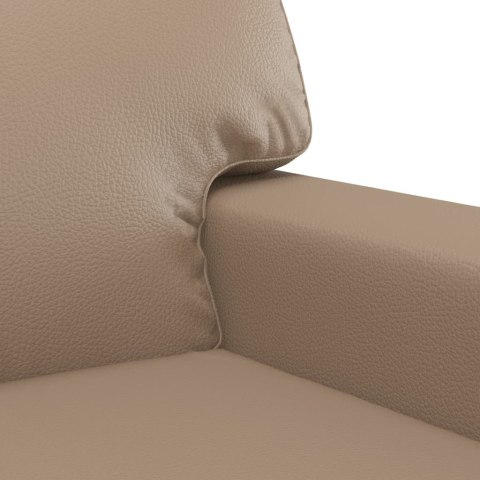 2-osobowa sofa, kolor cappuccino, 120 cm, sztuczna skóra Lumarko!