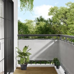 Parawan balkonowy, jasnoszary, 75x300 cm, 100% poliester Oxford Lumarko!