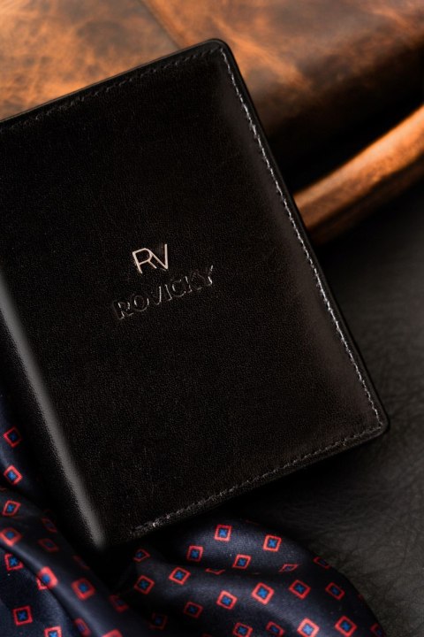 Portfel Męski Ze Skóry Naturalnej Wyposażony W System Rfid Lumarko!