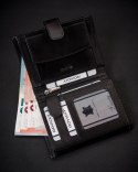 Skórzany portfel męski wyposażony w system RFID - Rovicky Lumarko!