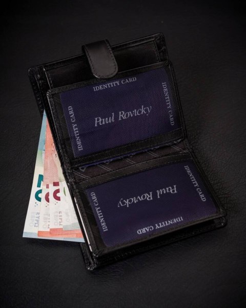 Rozbudowany portfel męski ze skóry naturalnej Lumarko!