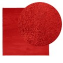 Dywan z krótkim włosiem, czerwony, 120x120 cm Lumarko!