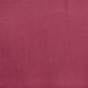 Sofa 3-osobowa, winna czerwień, tapicerowana aksamitem Lumarko!