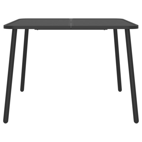 5-częściowy zestaw mebli ogrodowych, antracytowy, stal Lumarko!