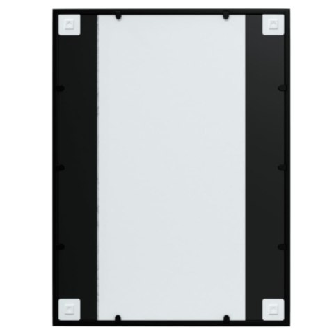 Lustra ścienne, 2 szt., czarna rama, 80 x 60 cm, metal Lumarko!