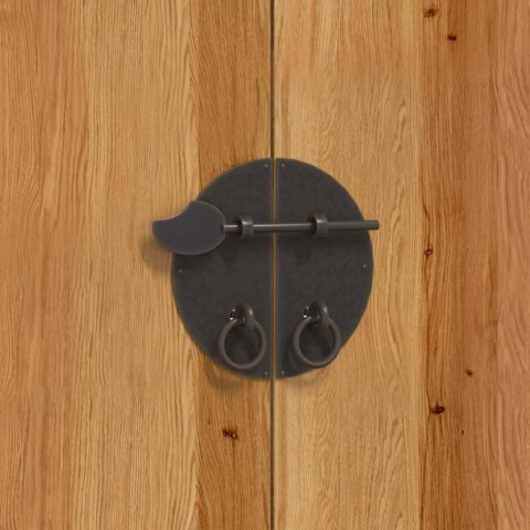 2-częściowy zestaw mebli łazienkowych, lite drewno sosnowe Lumarko!