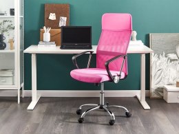 Krzesło biurowe regulowane różowe DESIGN Lumarko!