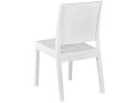 Zestaw ogrodowy stół i 4 krzesła biały FOSSANO Lumarko!