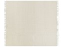 Koc bawełniany 200 x 220 cm jasnobeżowy MALU Lumarko!