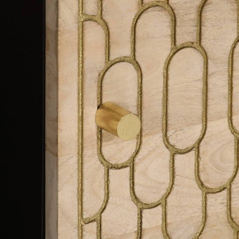 Stolik kawowy, 80x50x40 cm, lite drewno mango Lumarko!