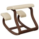 Krzesło klęcznik, kremowe, 48x71x51 cm, sklejka brzozowa Lumarko!