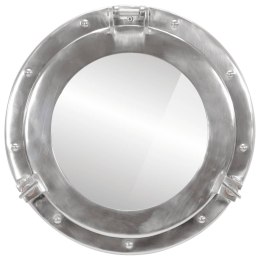 Lustro wiszące w kształcie bulaja, Ø38 cm, aluminium i szkło Lumarko!