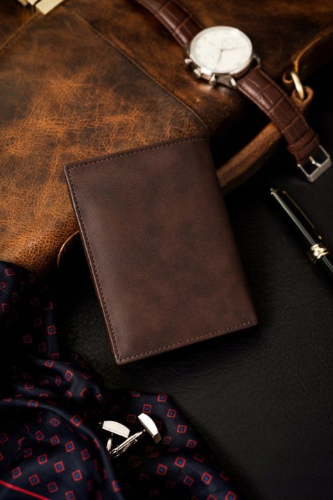Zestaw Prezentowy: Brązowy Portfel I Pasek Ze Skóry Ekologicznej Lumarko!