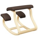 Krzesło klęcznik, brązowe, 48x71x51 cm, sklejka brzozowa Lumarko!