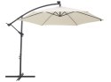 Parasol ogrodowy LED ⌀ 285 cm beżowy CORVAL Lumarko!