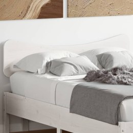 Wezgłowie do łóżka, białe, 135 cm, lite drewno sosnowe Lumarko!
