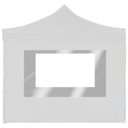 Namiot imprezowy ze ściankami, aluminium, 2x2 m, biały Lumarko!