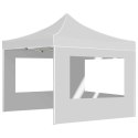Namiot imprezowy ze ściankami, aluminium, 2x2 m, biały Lumarko!