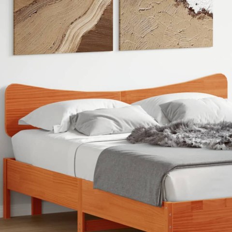 Wezgłowie do łóżka, woskowy brąz, 150 cm, lite drewno sosnowe Lumarko!