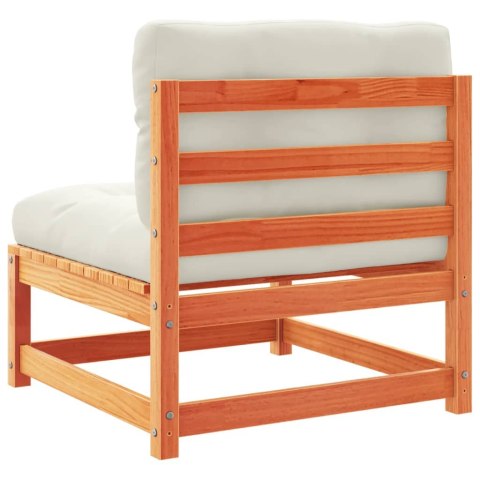 7-cz zestaw wypoczynkowy do ogrodu, z poduszkami, woskowy brąz Lumarko!