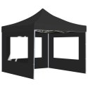 Namiot imprezowy ze ściankami, aluminium, 2x2 m, antracytowy Lumarko!