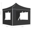Namiot imprezowy ze ściankami, aluminium, 2x2 m, antracytowy Lumarko!