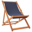 Składane krzesła plażowe, 2 szt., niebieskie, obite tkaniną Lumarko!
