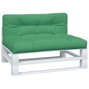 Poduszki na sofę z palet, 2 szt., zielone, tkanina Lumarko!