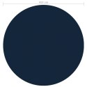 Pływająca folia solarna z PE na basen, 455 cm, czarno-niebieska Lumarko!